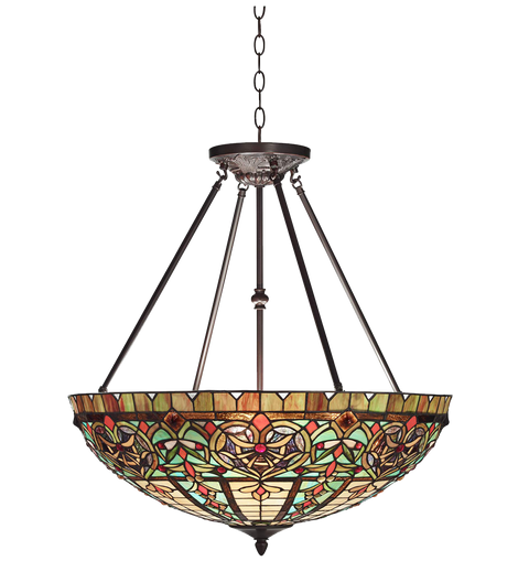 Corazon Bronze 25wide Robert Louis Tiffany Pendant Light