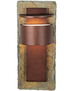 Kembra Slate Copper 19high Outdoor Wall Sconce